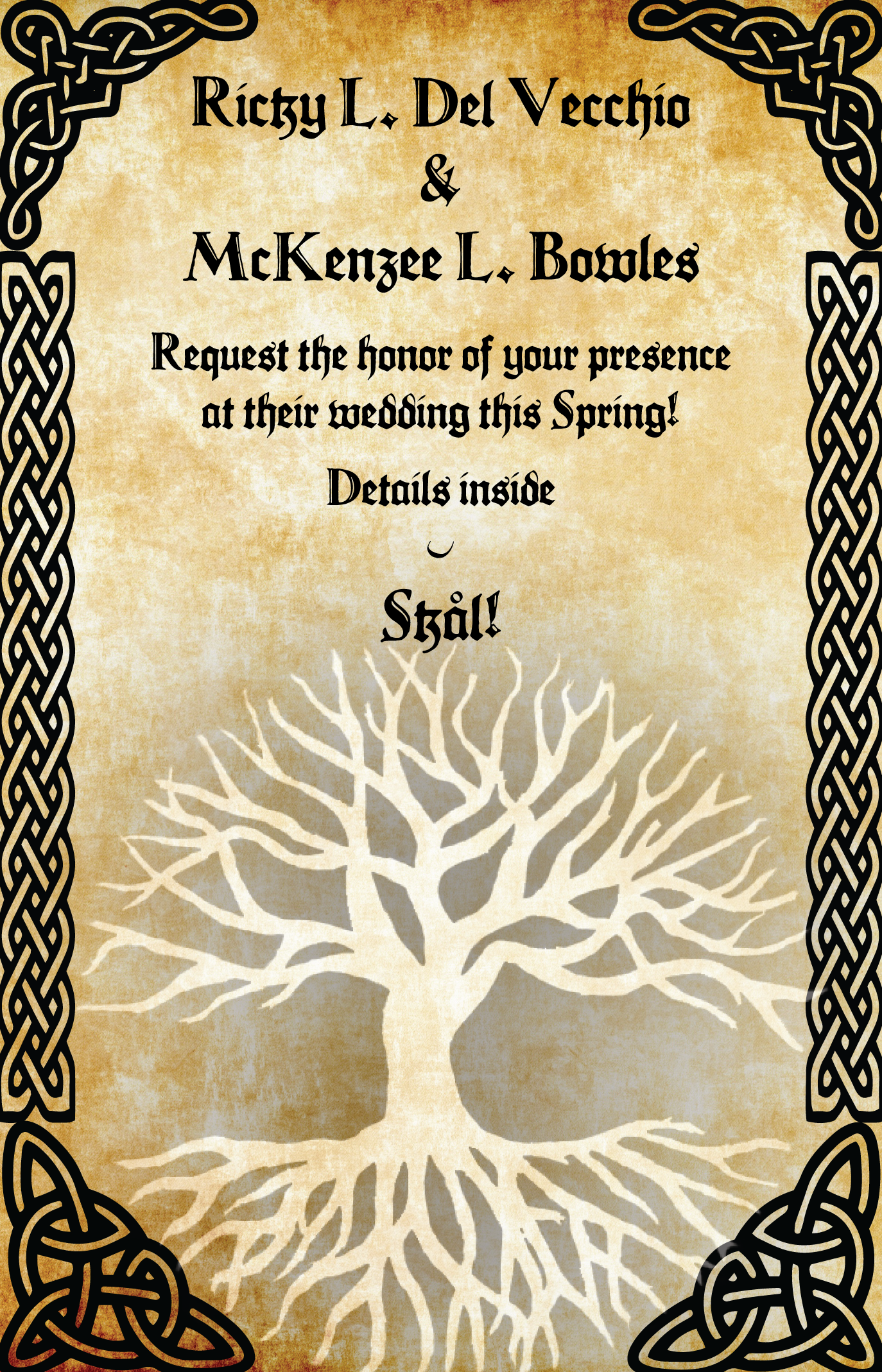 Ricky Del Vecchio and Mckenzee Bowles Wedding Photos